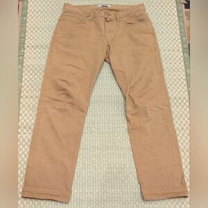 Naked & Famous weird Guy Duck Canvas Selvedge Pants Men's Size 33 Made in Canada
